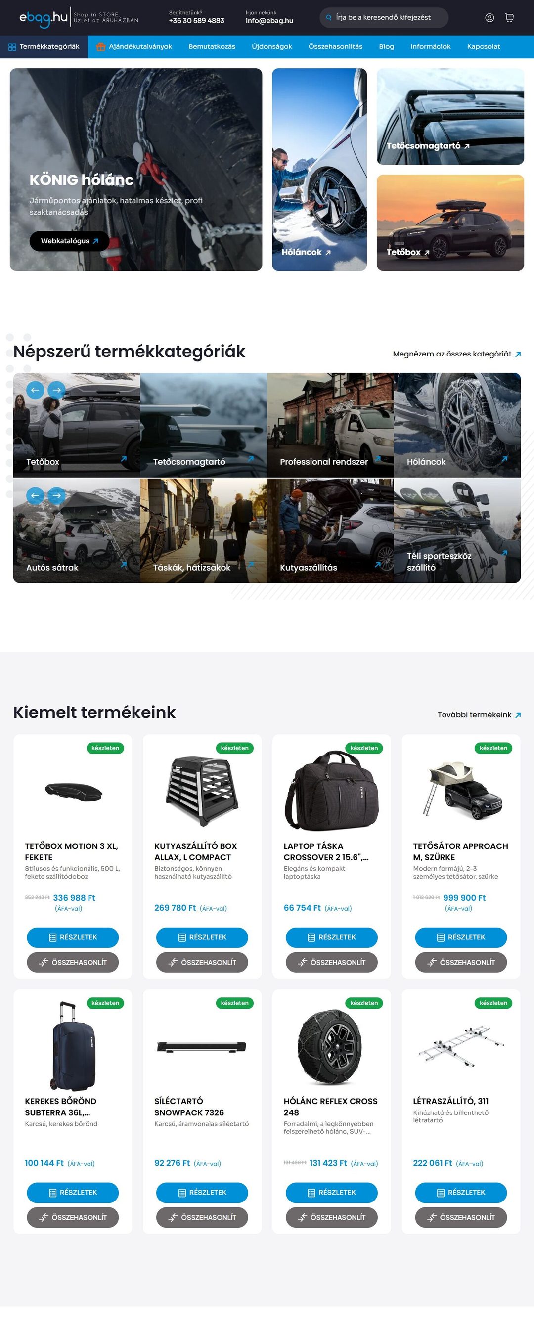 ebag.hu – nyitóoldal