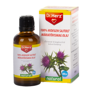 Dr.Herz Máriatövis olaj 100% hidegen sajtolt (50ml) termék kép