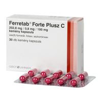 Ferretab Forte Plusz C 202,8mg/0,8mg/100mg kapsz. (30x)