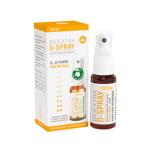 Bioextra D3 vitamin 1000NE szájspray (15ml)
