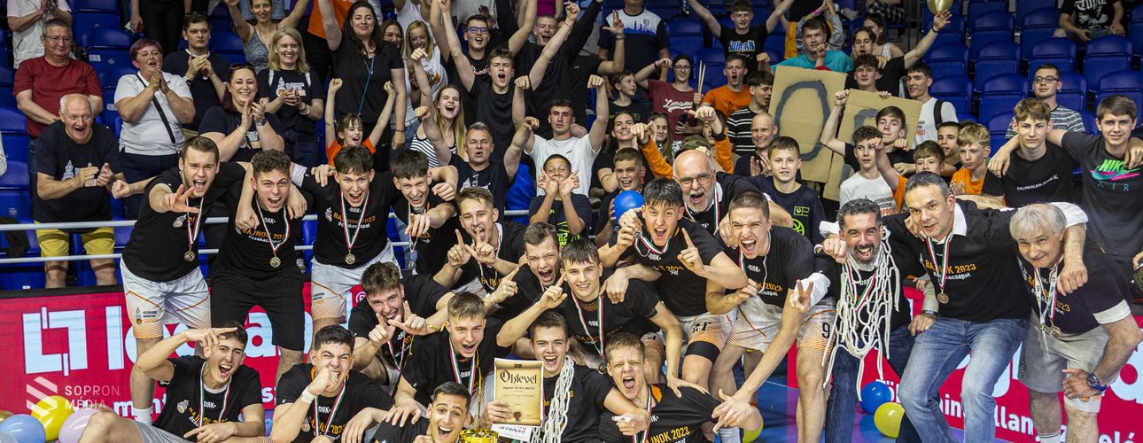 Junior bajnok a Soproni Sportiskola Kosárlabda Akadémia csapata!