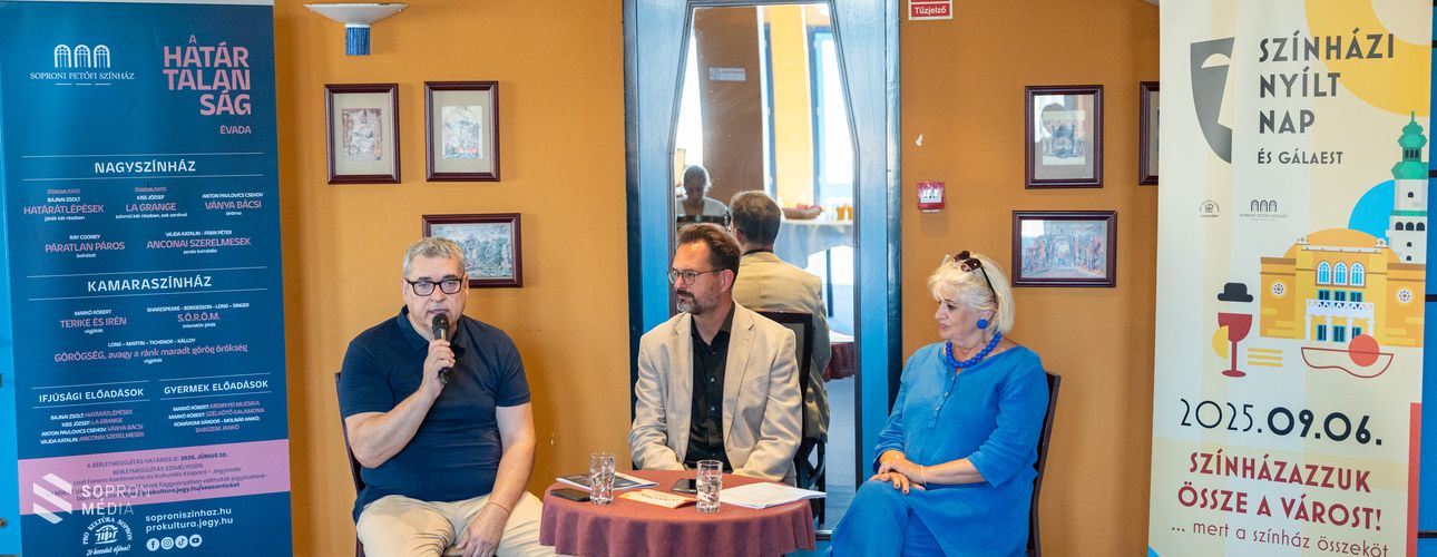 Megtartották a színházi nyílt nap és gálaest sajtótájékoztatóját