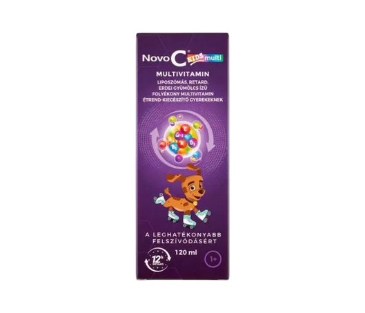 Novo C Kids liposzómás Multivit. erdei gyümölcs (120ml)
