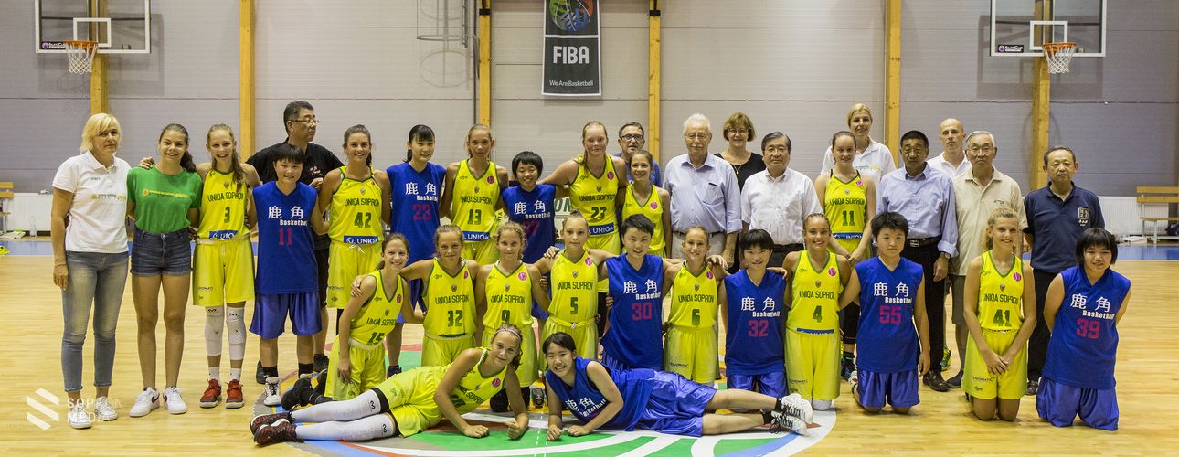 Barátságos kosárlabda mérkőzés Kazuno testvérváros csapatával