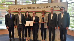 Rangos elismerést kapott a Sopron Basket a Sportegyesületek Országos Szövetségétől