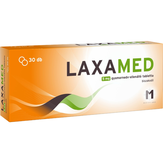 Laxamed 5 mg gyomornedv-ellenálló tabletta (30x)