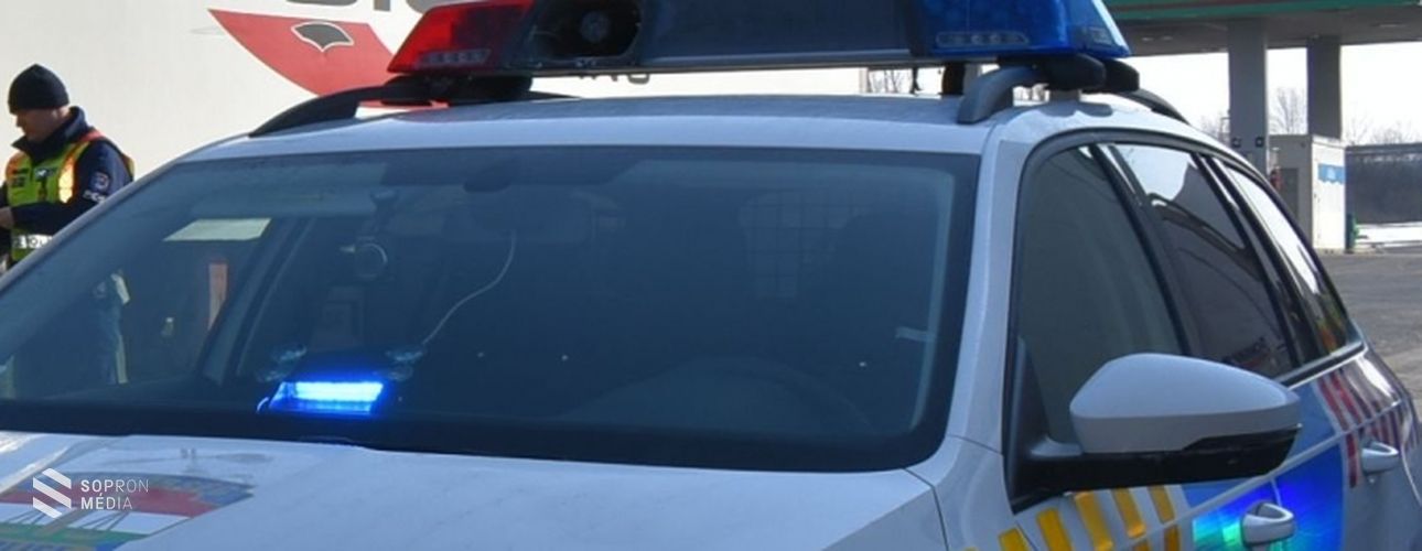 Kábítószer hatása alatt vezette a Kapuváron elfogott körözött autót