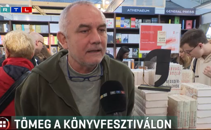 Tömeg a Nemzetközi könyvfesztiválon- RTL