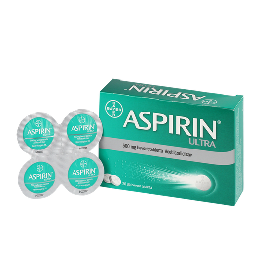 Aspirin Ultra 500 mg bevont tabletta (20x)