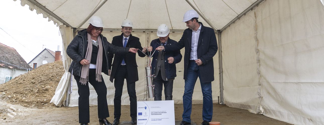 Letették a bölcsőde alapkövét Fertőrákoson