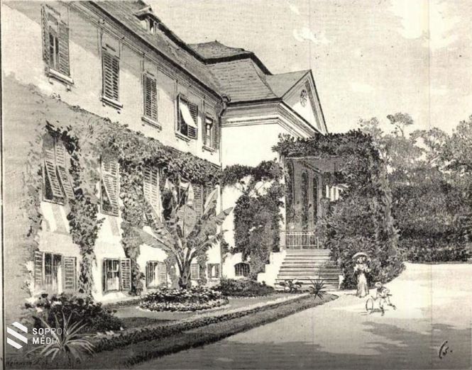 A sopronhorpácsi kastély 1893-ban.