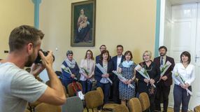A Szent Orsolya iskola nevelőit is köszöntötték pedagógusnap alkalmából