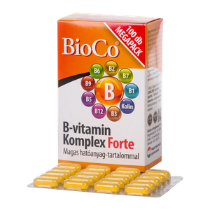 BioCo B-vitamin komplex Forte tabletta (100x) termék kép