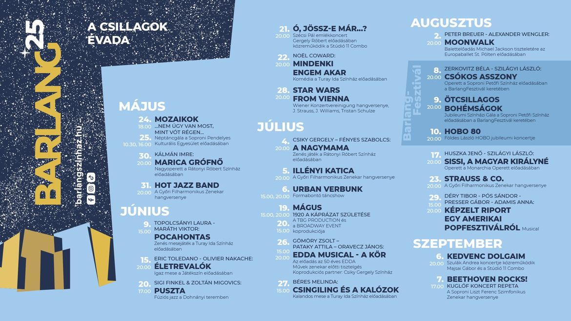 A Csillagok évada a Fertőrákosi Barlangszínházban