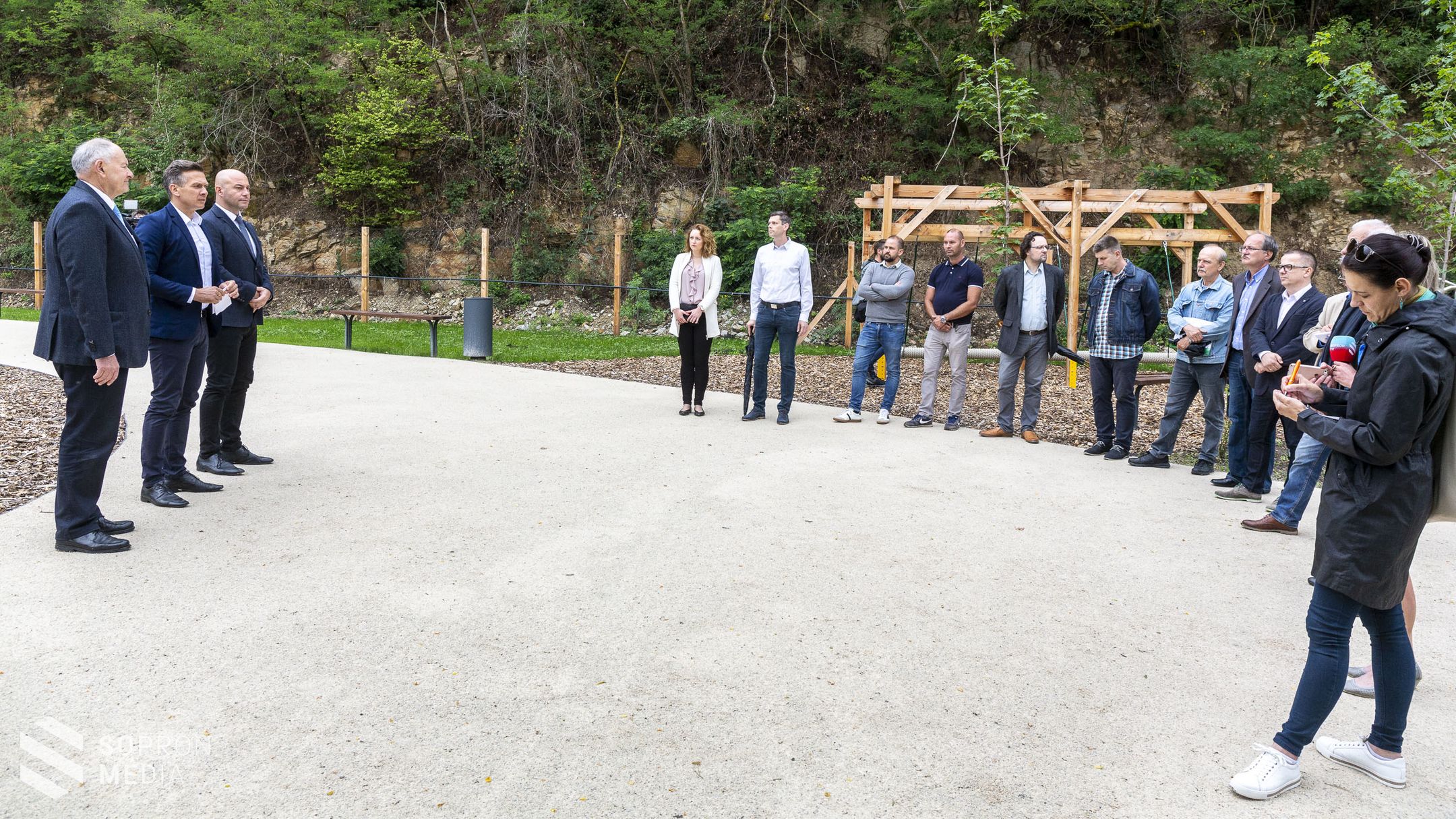 Erdei sport és szabadidőparkot adtak át Sopronban