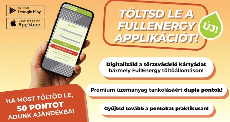 Megjelent a FullEnergy Applikáció!