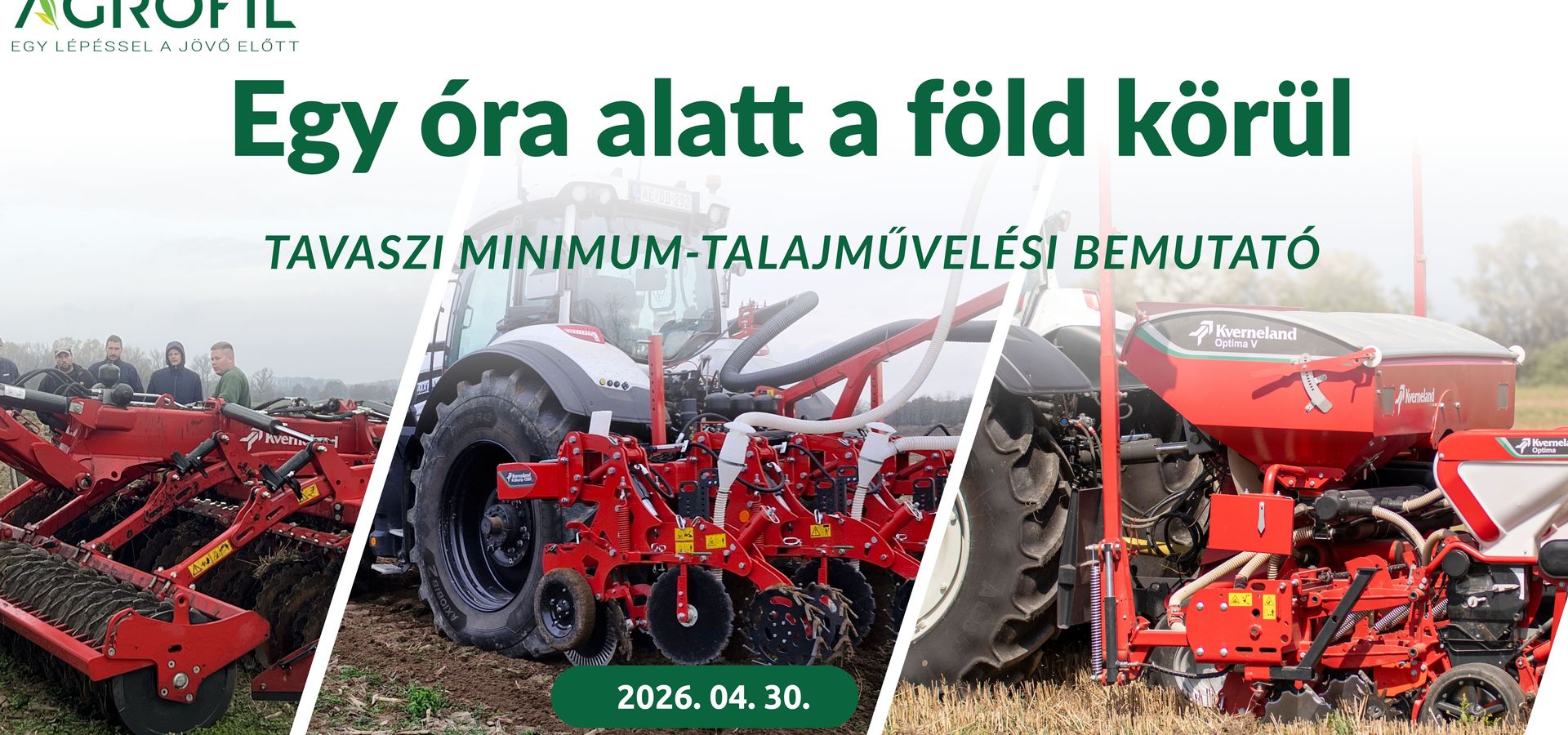 Tavaszi minimum-talajművelési bemutató