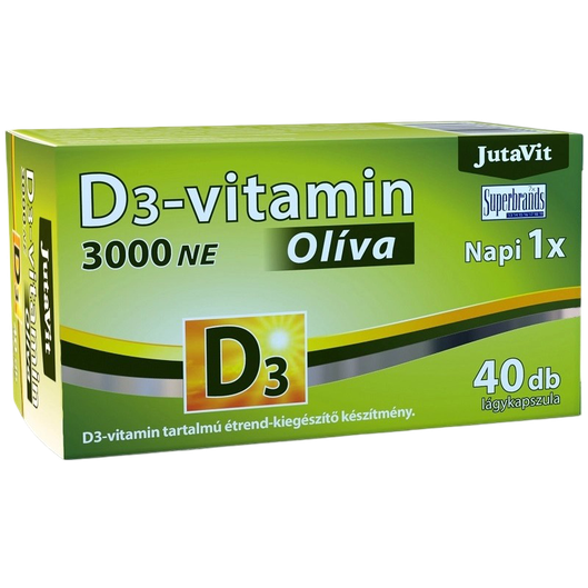 Jutavit D3-vitamin 3000NE Olíva kapszula (40x)