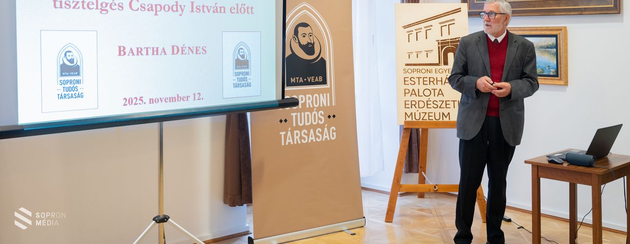 Csapody István-emlékülés Sopronban