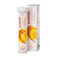 Eurovit C vitamin 1000 mg pezsgőtabletta citrom (20x)