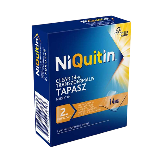 Niquitin Clear 14 mg transzdermális tapasz /78 (7x)