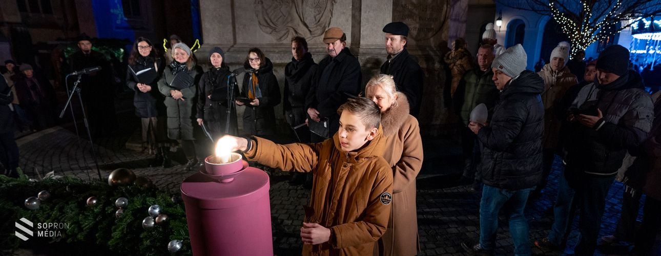 Az öröm lángja is fellobbant Sopronban