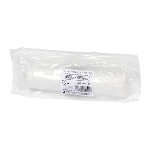 Mullpólya steril vágott 5mx15cm RICO