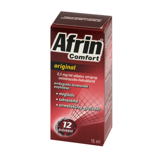 Afrin Comfort original 0,5mg/ml oldatos orrspray (15ml)