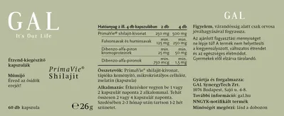 GAL PrimavieShilajit kapszula (60x)