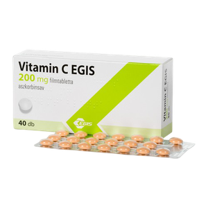 Vitamin C Egis 200 mg filmtabletta (40x) termék kép