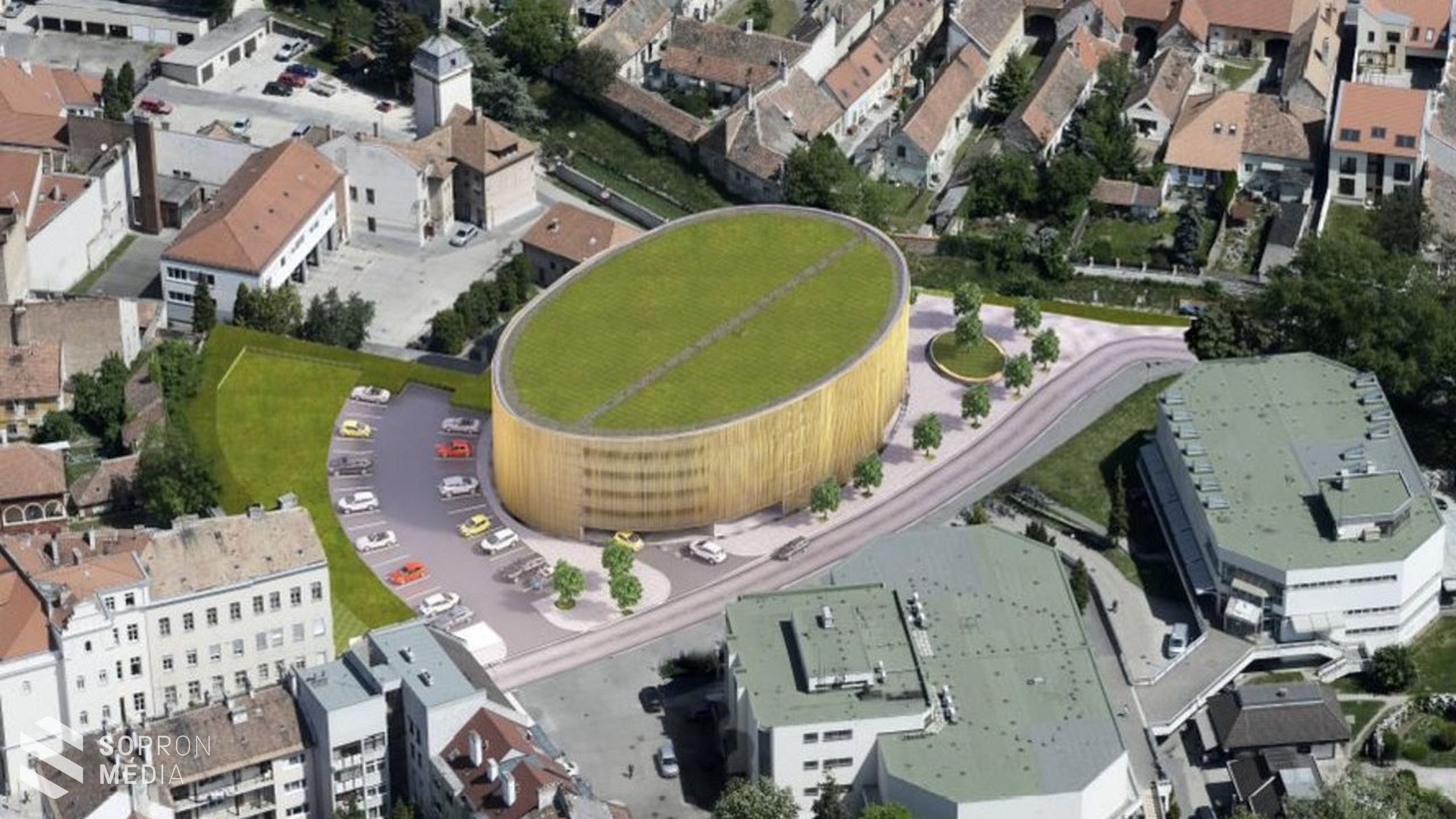 Alapkőletétel – megkezdődött a parkolóház építése az Árpád utcában