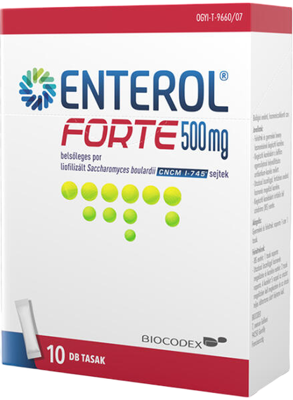 Enterol Forte 500 mg por belsőleges (10x)