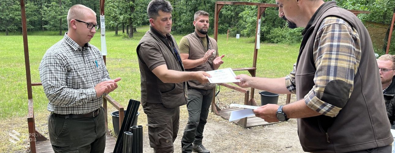 A TAEG Zrt. hivatásos vadásza bronzérmes a vármegyei hivatásos vadász versenyen