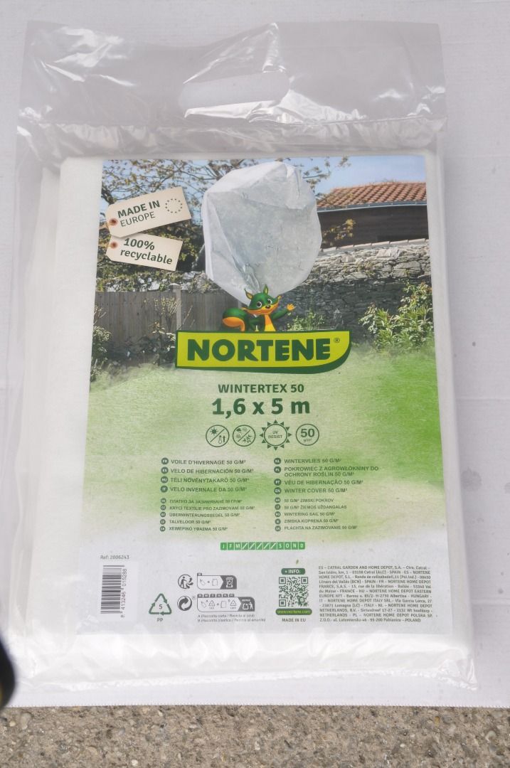 Fátyolfólia 1,6*5 m, 17g/m2, NORTENE  termék képe