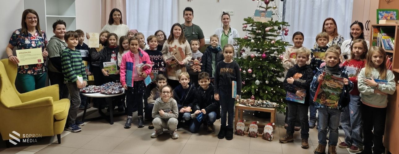 Olvasósarokkal gazdagodott a Soproni Gyermekosztály