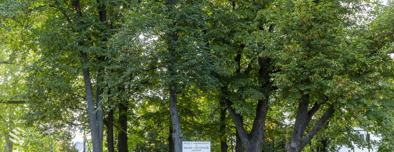 Az aradi vértanúk előtt tisztelegtek Sopronban