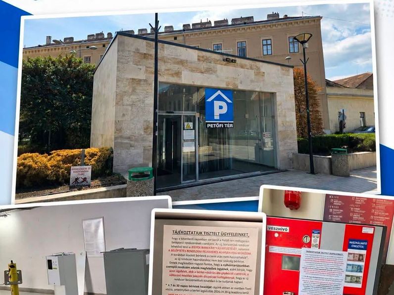 Beléptetőrendszer-csere a Petőfi téri mélygarázsban