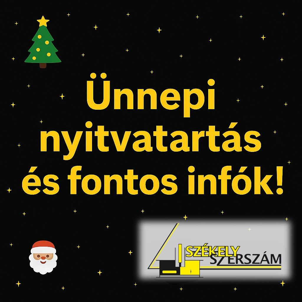 Ünnepi nyitvatartásunk