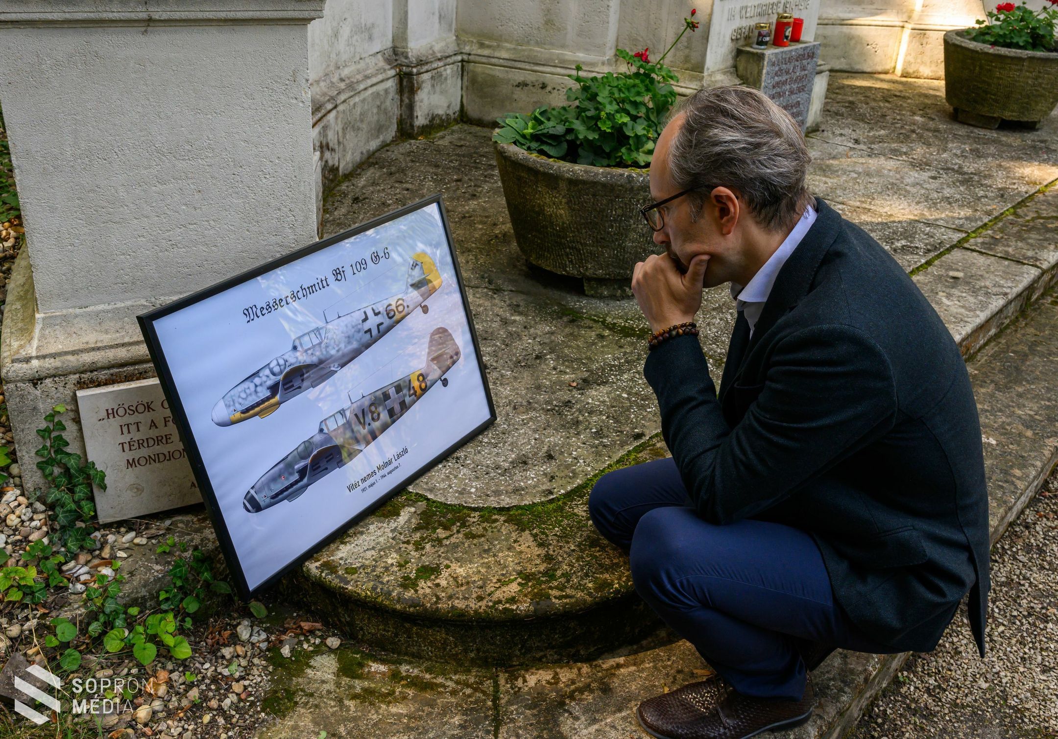 Megemlékezést tartottak a sopronbánfalvi hősi temetőben