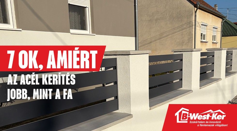 7 ok, amiért az acél kerítés sokkal jobb választás, mint a fa