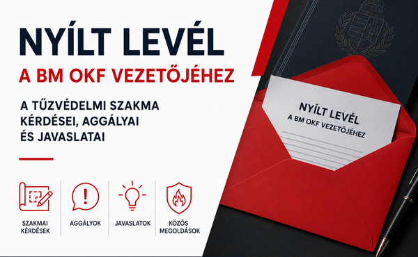 NYÍLT LEVÉL a BM Országos Katasztrófavédelmi Főigazgatóság vezetőjéhez