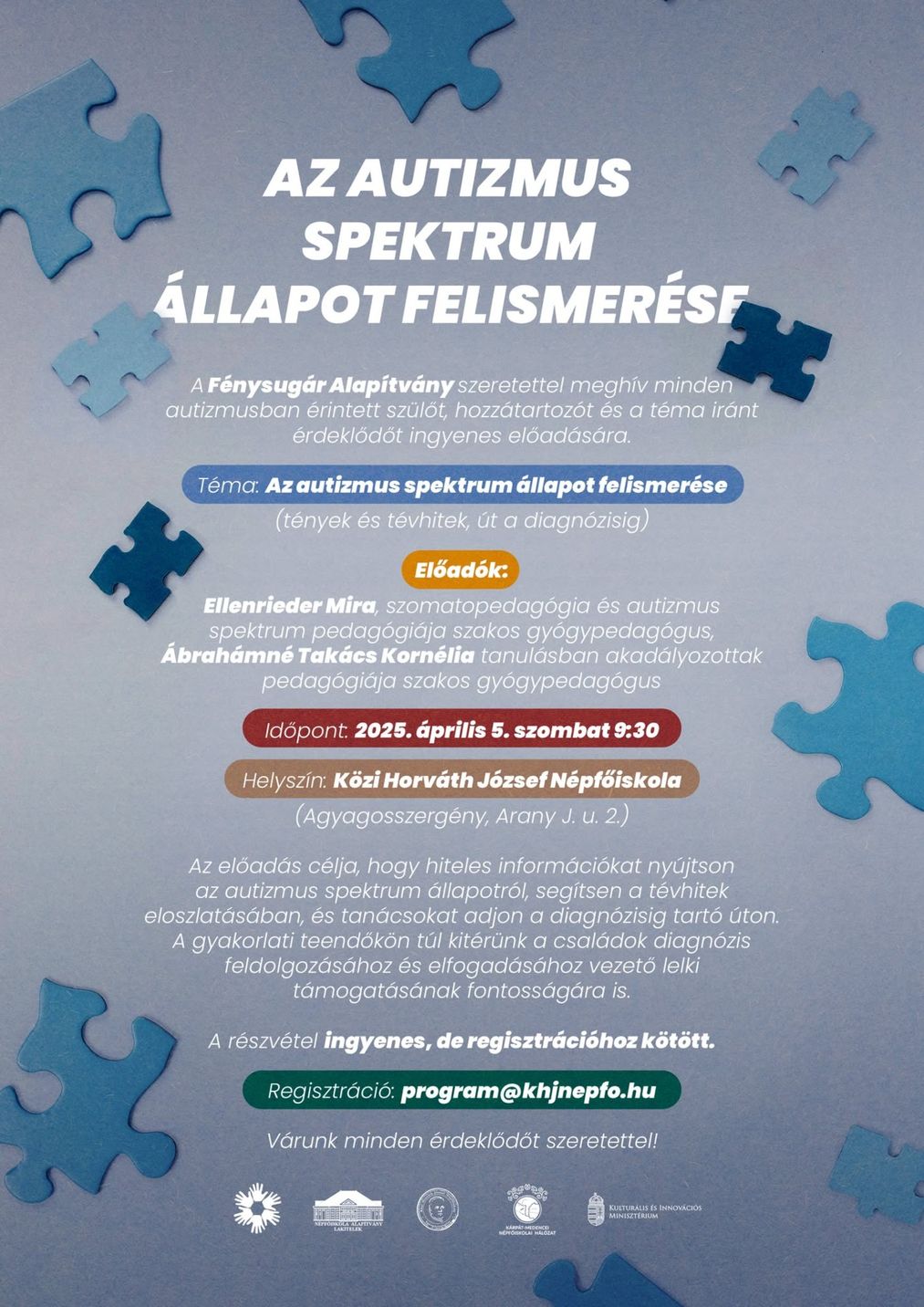 Az autizmus spektrum állapot felismerése