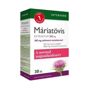 Napi 1 máriatövis extraktum kapszula INTERHERB (30x) termék kép