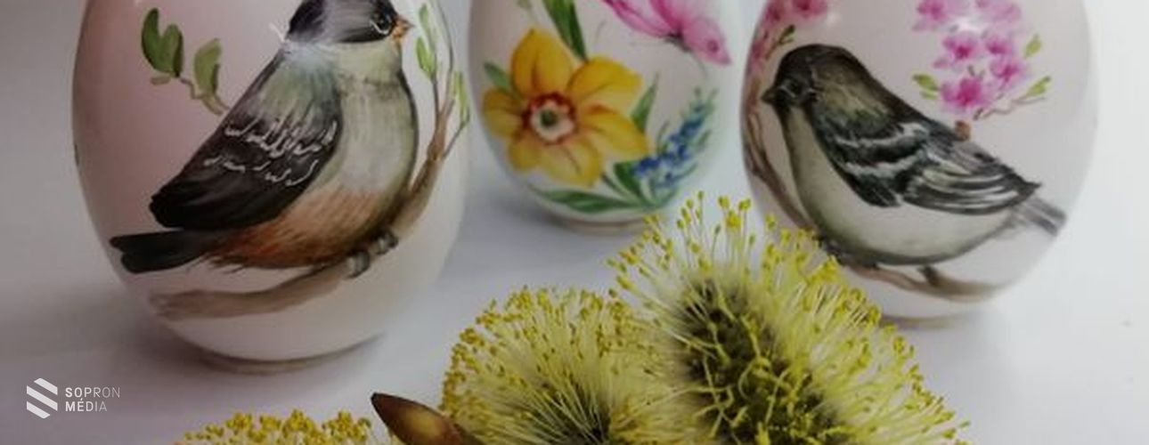 Óriási műgonddal megfestett porcelántojások