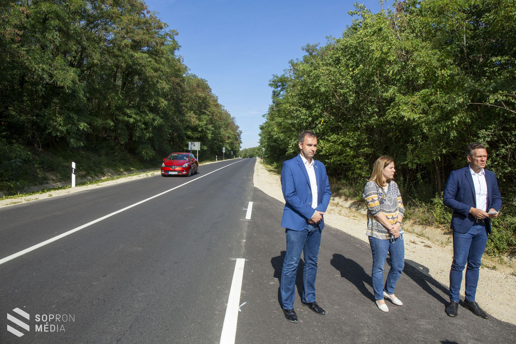 Átadták a Sopront Balffal összekötő utat