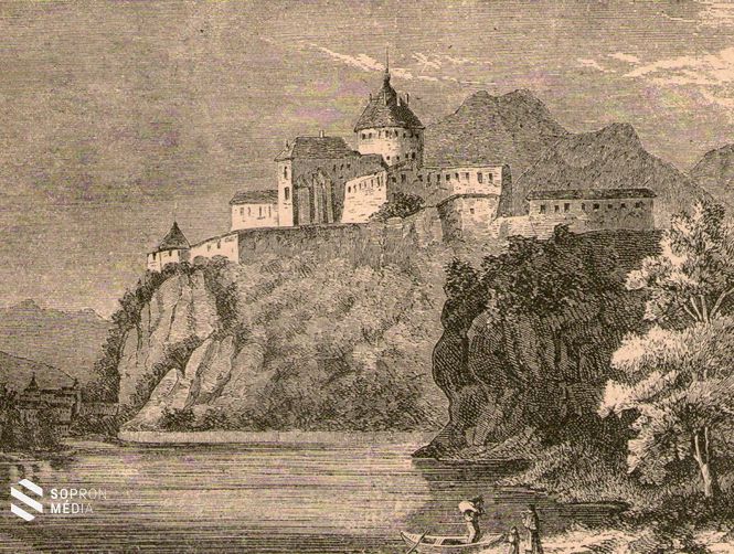 A kufsteini vár 1850-ben
