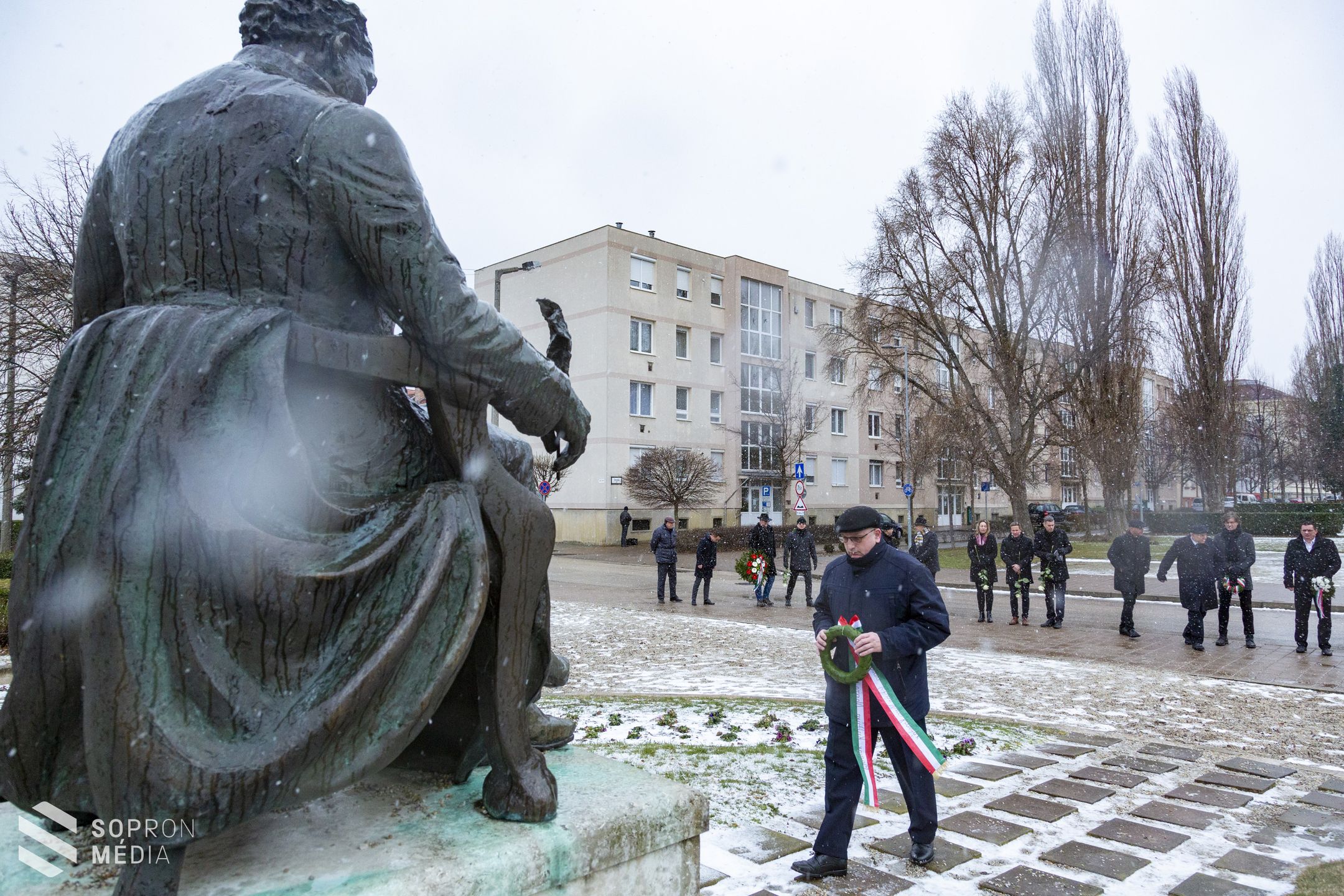 Csendes főhajtás a magyar kultúra napján Sopronban