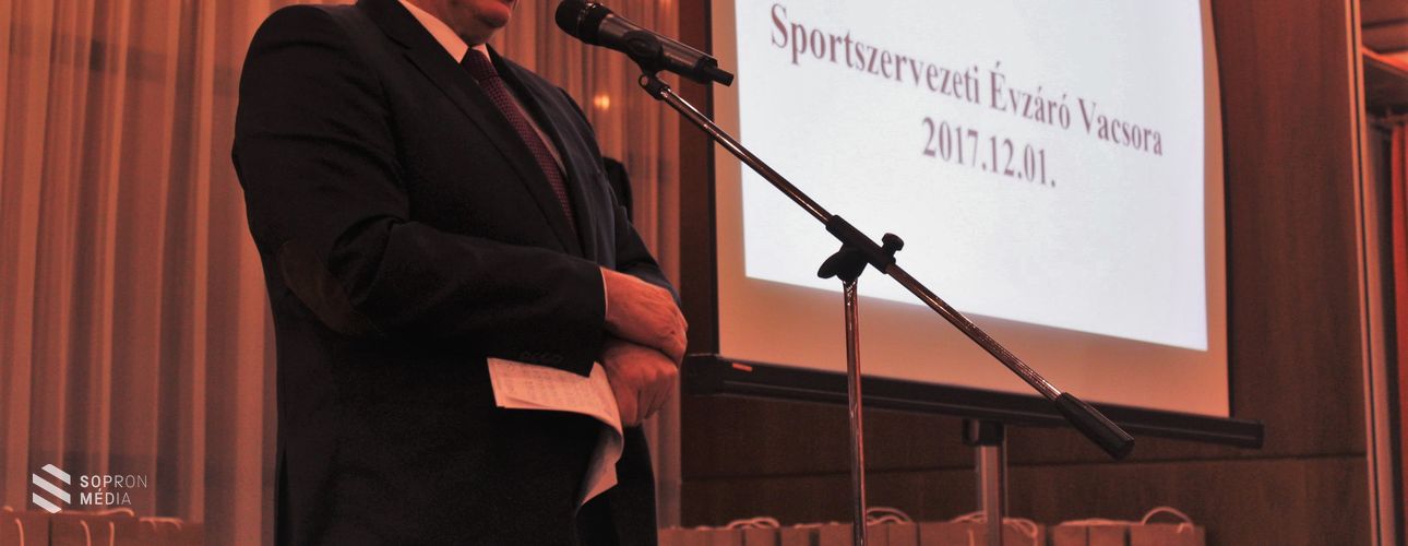 A soproni sportegyesületek vezetőit köszöntötték
