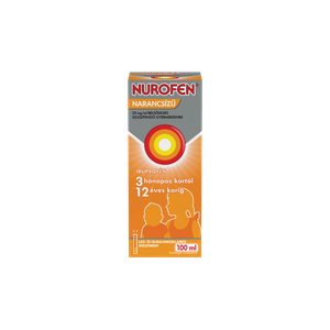 Nurofen  20mg/ml belsől.szuszpenzió gyerm.narancs (100ml) termék kép