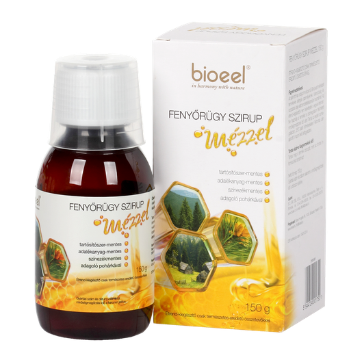 Bioeel Fenyőrügy szirup mézzel (150g)